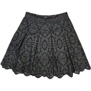 Elie Tahari Silk Lace Skirt